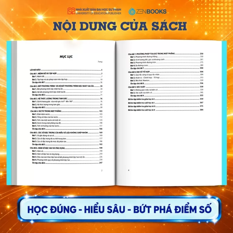 MỞ KHÓA ĐIỂM CAO TOÁN LỚP 10